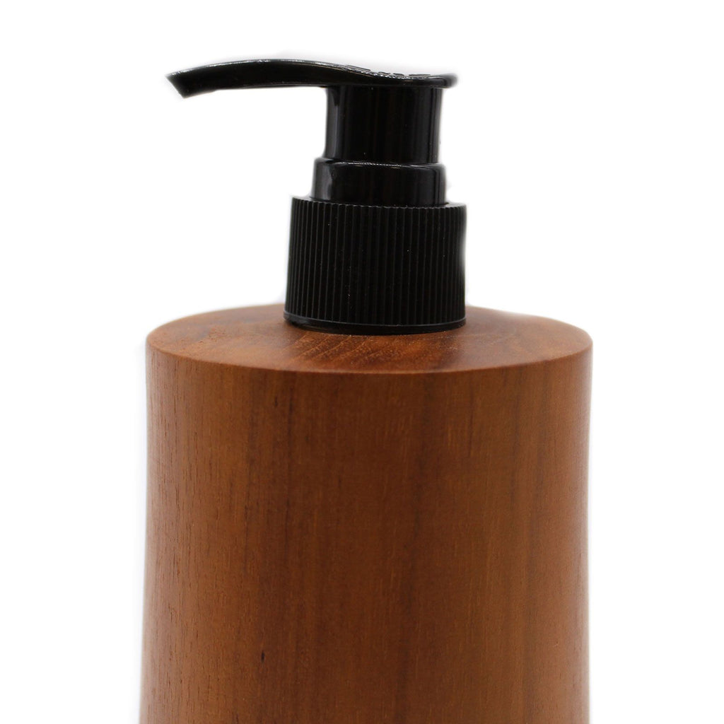 Natural Teakwood Soap Dispencer - Taper