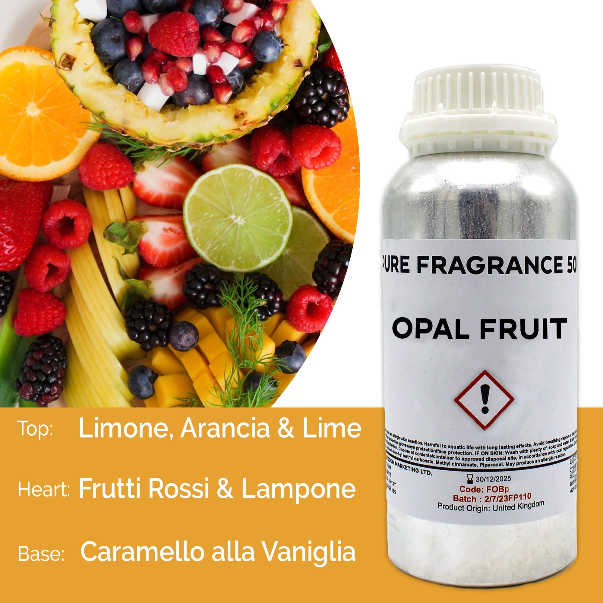 Opal Fruit Pure Fragrance Oil - 500ml