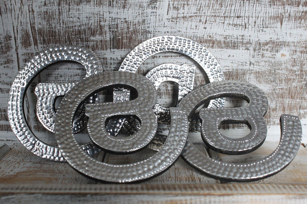 Sm Arty Aluminum Letters - @