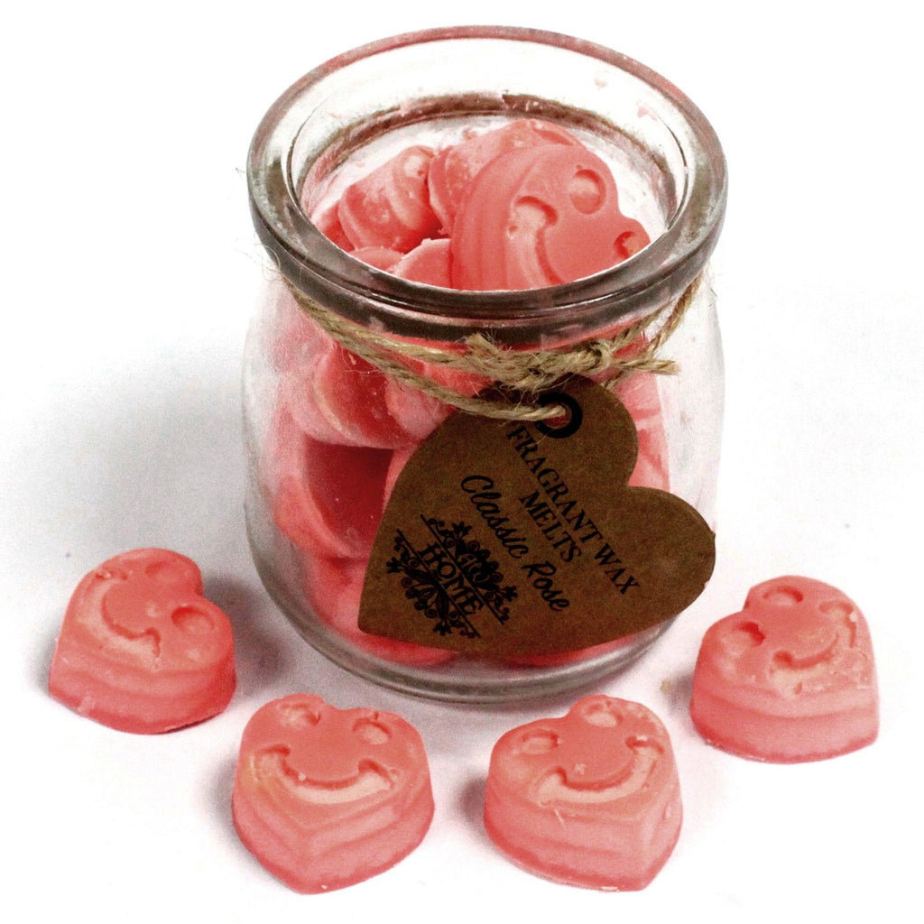 Sojawachs Melts Glas - Klassische Rose