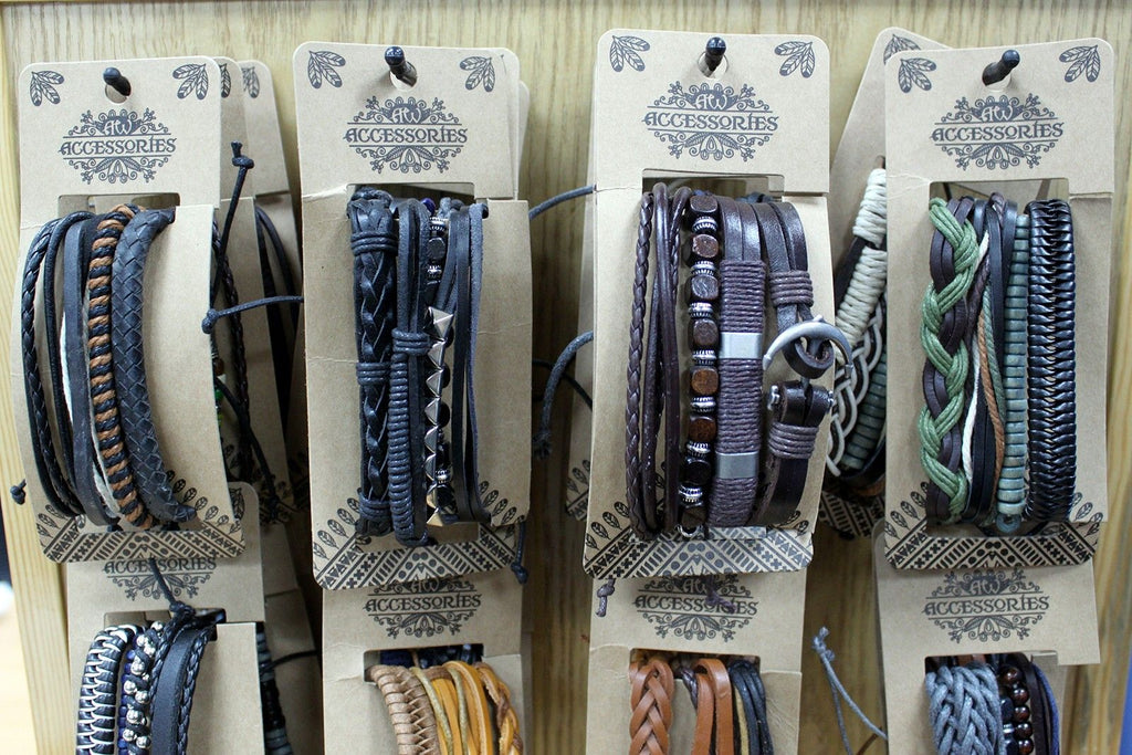 Herrenarmband-Sets – gegerbt & interessant (sort.)