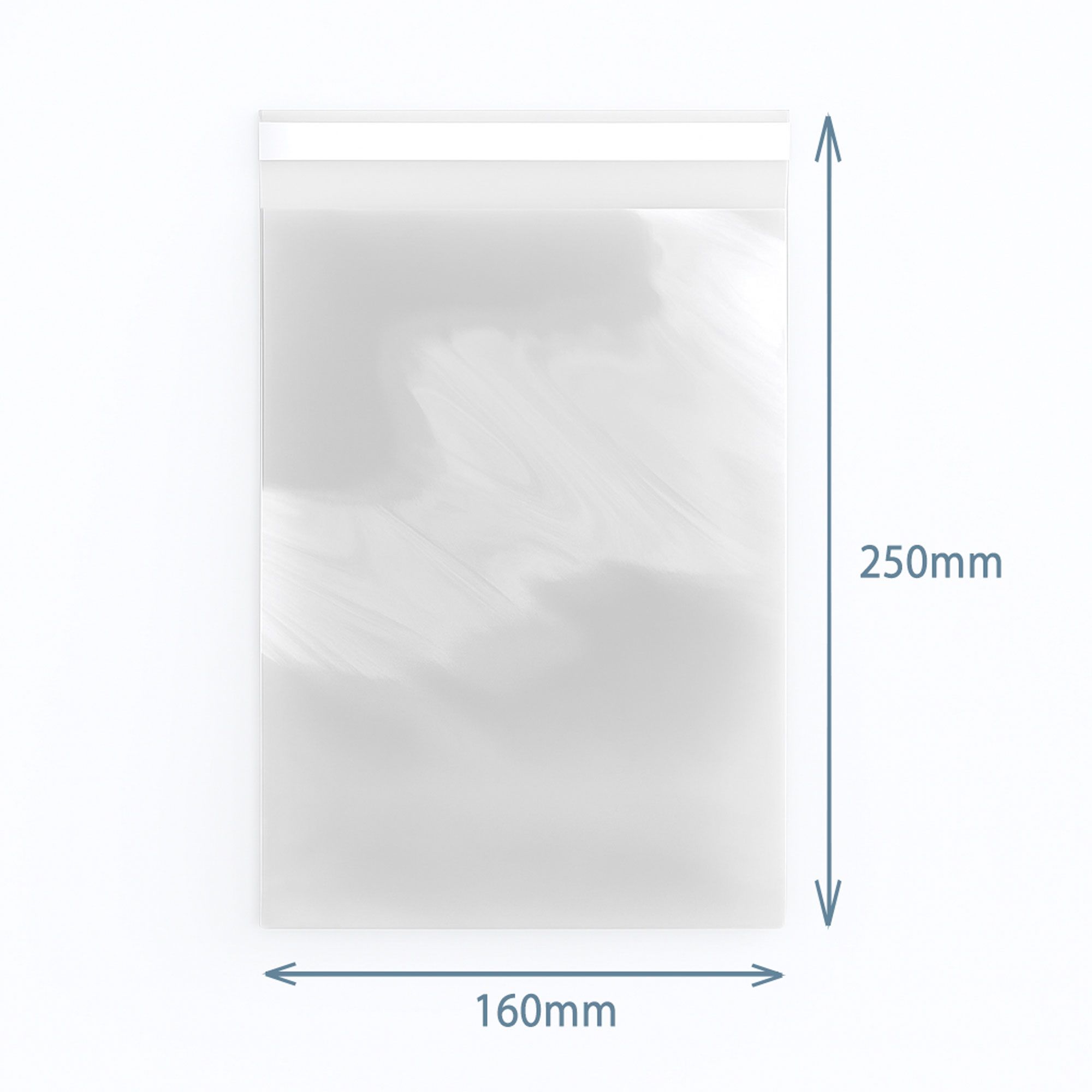 Polypropylenbeutel 160x250mm wiederverschließbar