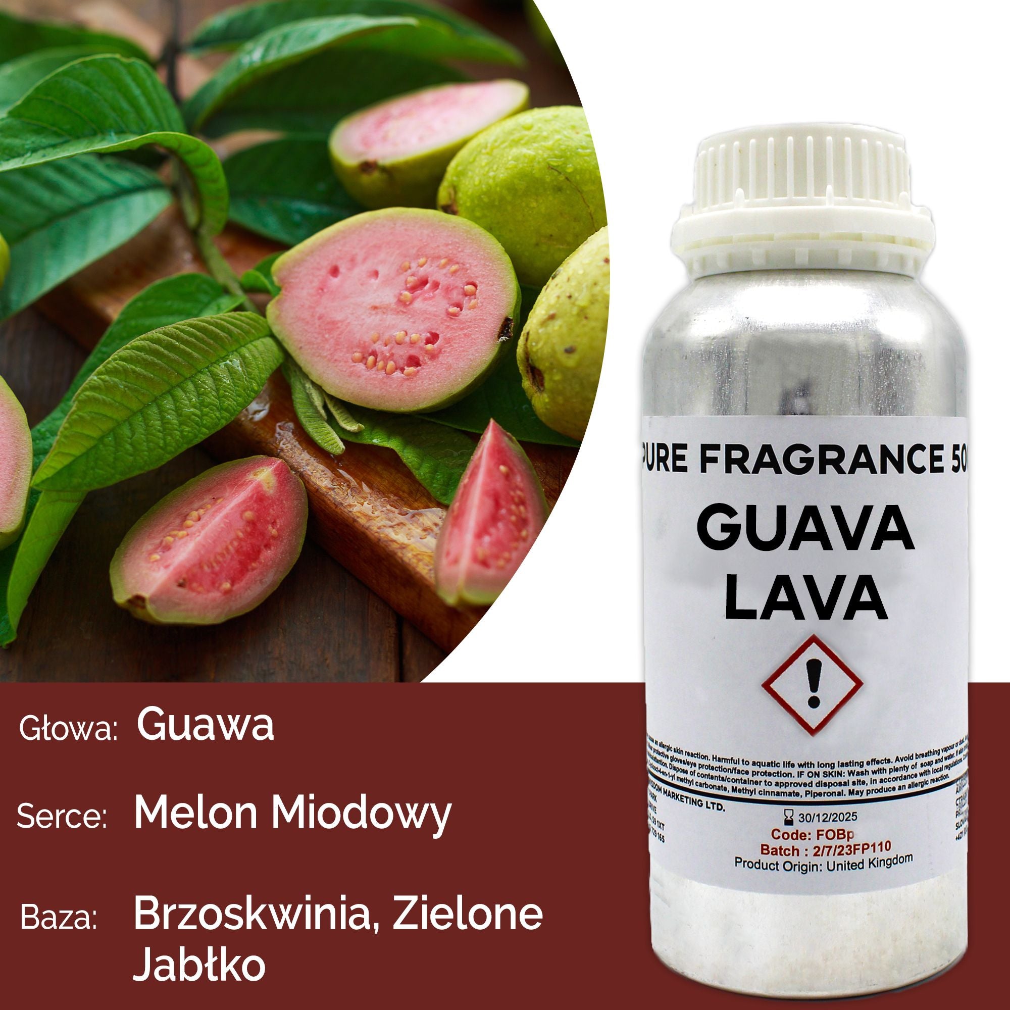 Guava Lava Pure Fragrance Oil - 500ml