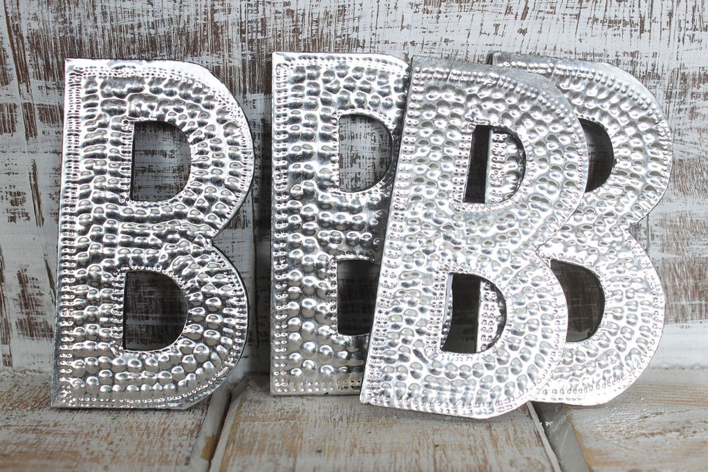 Sm Arty Aluminum Letters - B