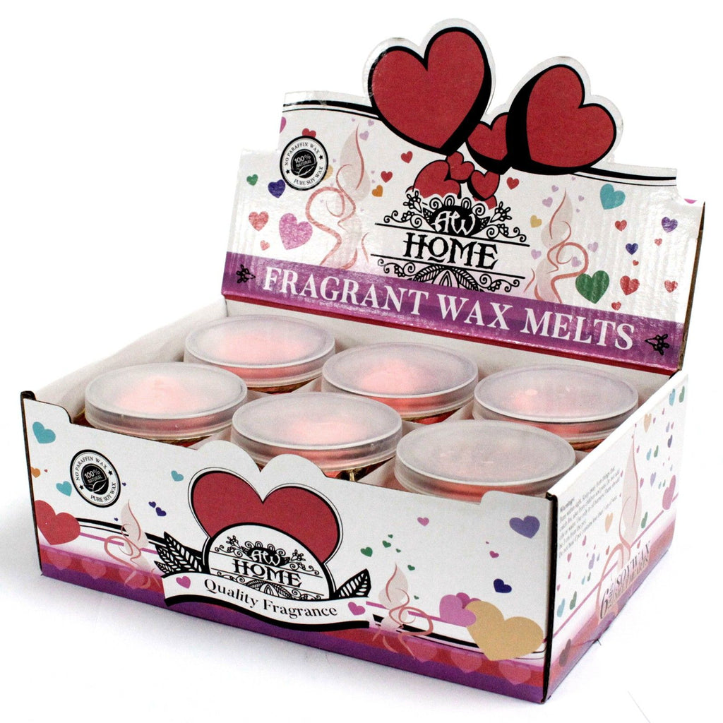 Sojawachs Melts Glas - Klassische Rose