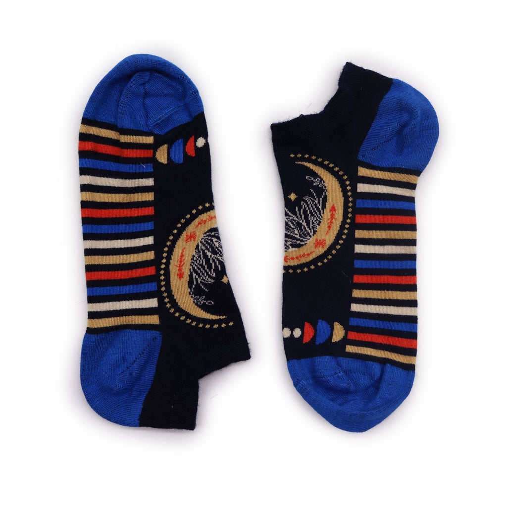 S/M Hop Hare Bamboo Socks Low (36-40) - Lunar Phases