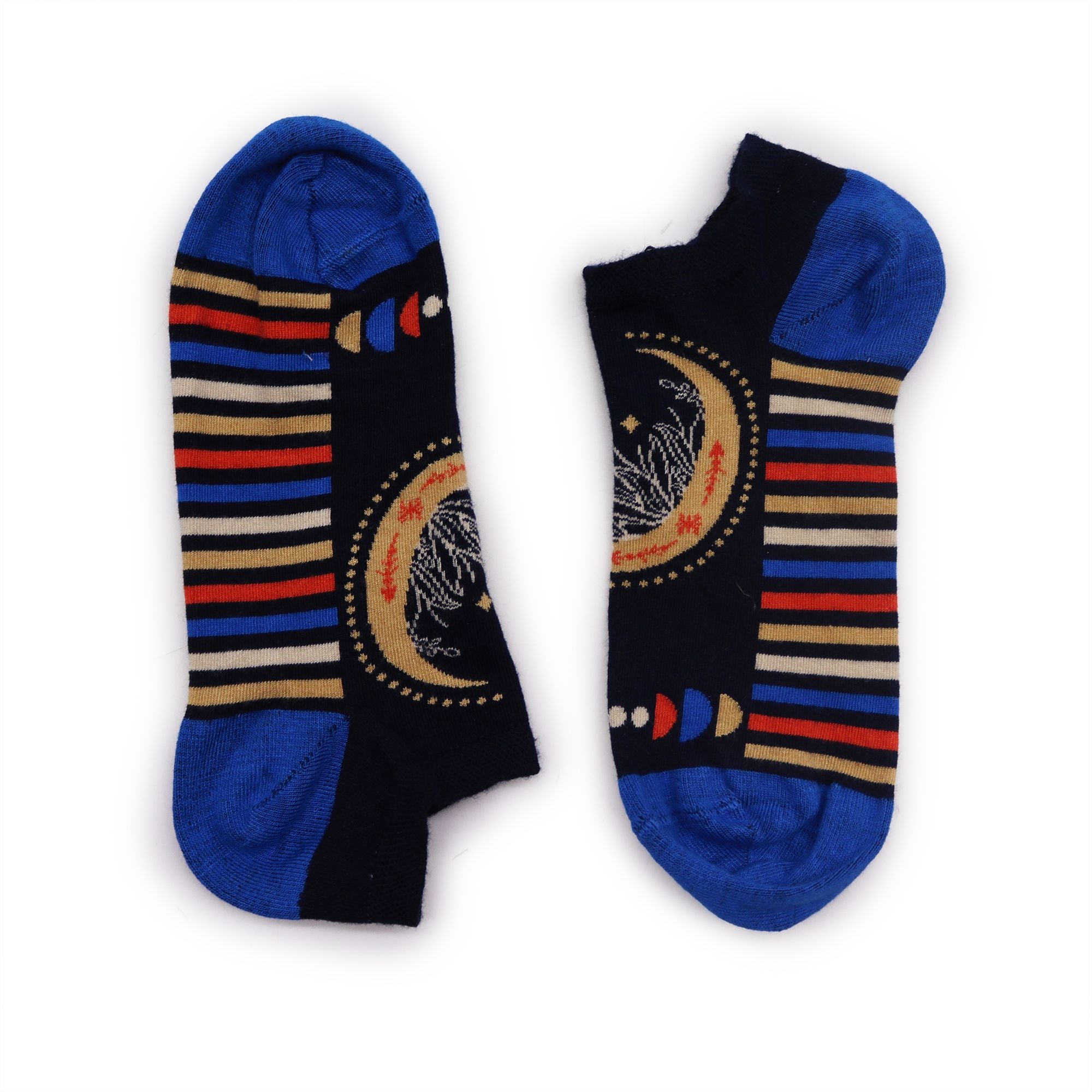 S/M Hop Hare Bamboo Socks Low (36-40) - Lunar Phases