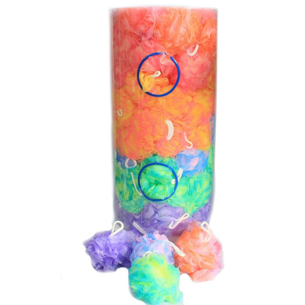 Pretty Variegated  Scrunchies 4 asst (display tube) - 40gm