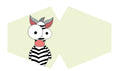 Reusable Fashion Face Covering - Crazy Zebra (Children)