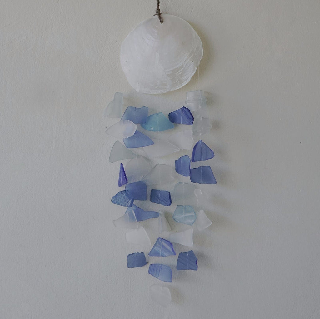 Copis & Glass Drop – Blau & Weiß Glas