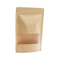 10x Kraft Window Bag 25 x 35 cm