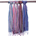 Indische Boho-Schals - 50x180cm - Zufällige Purpurtöne