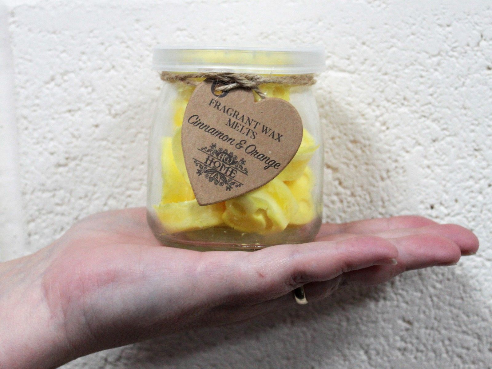 Sojawachs Melts Glas - Klassische Rose