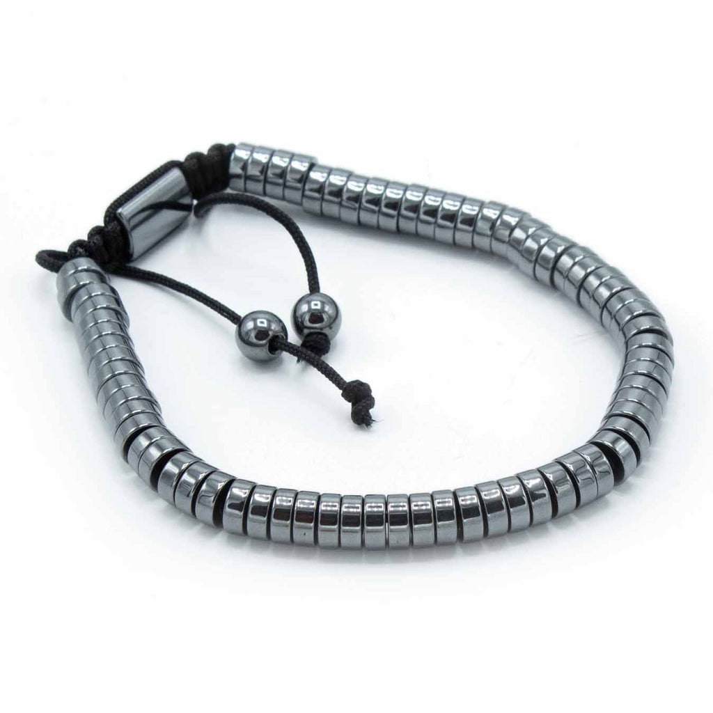 Magnetisches Hämatit Shamballa Armband - Kreise