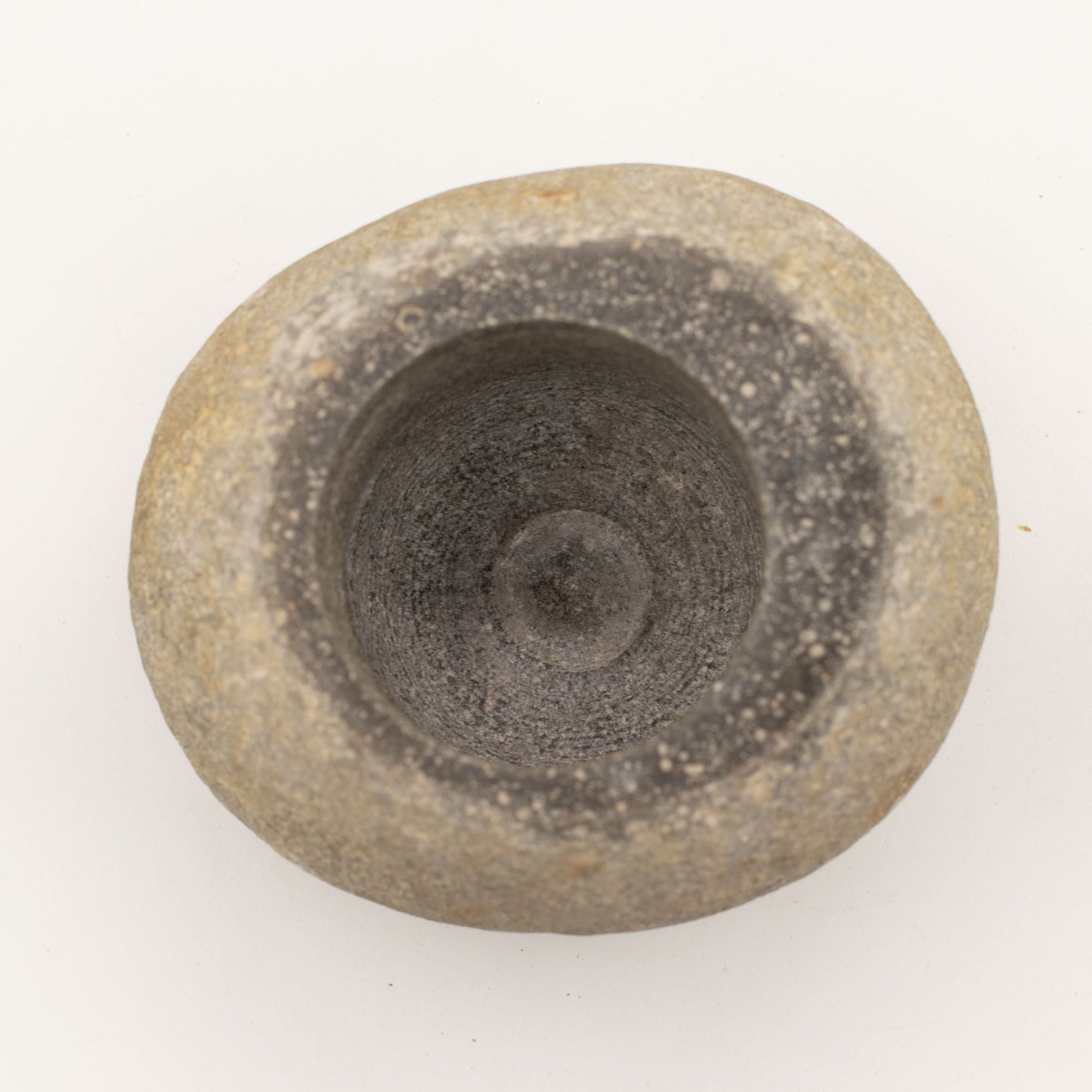 Natural Riverstone Decorative Pestle & Motar- Large (aprox 15x12cm)