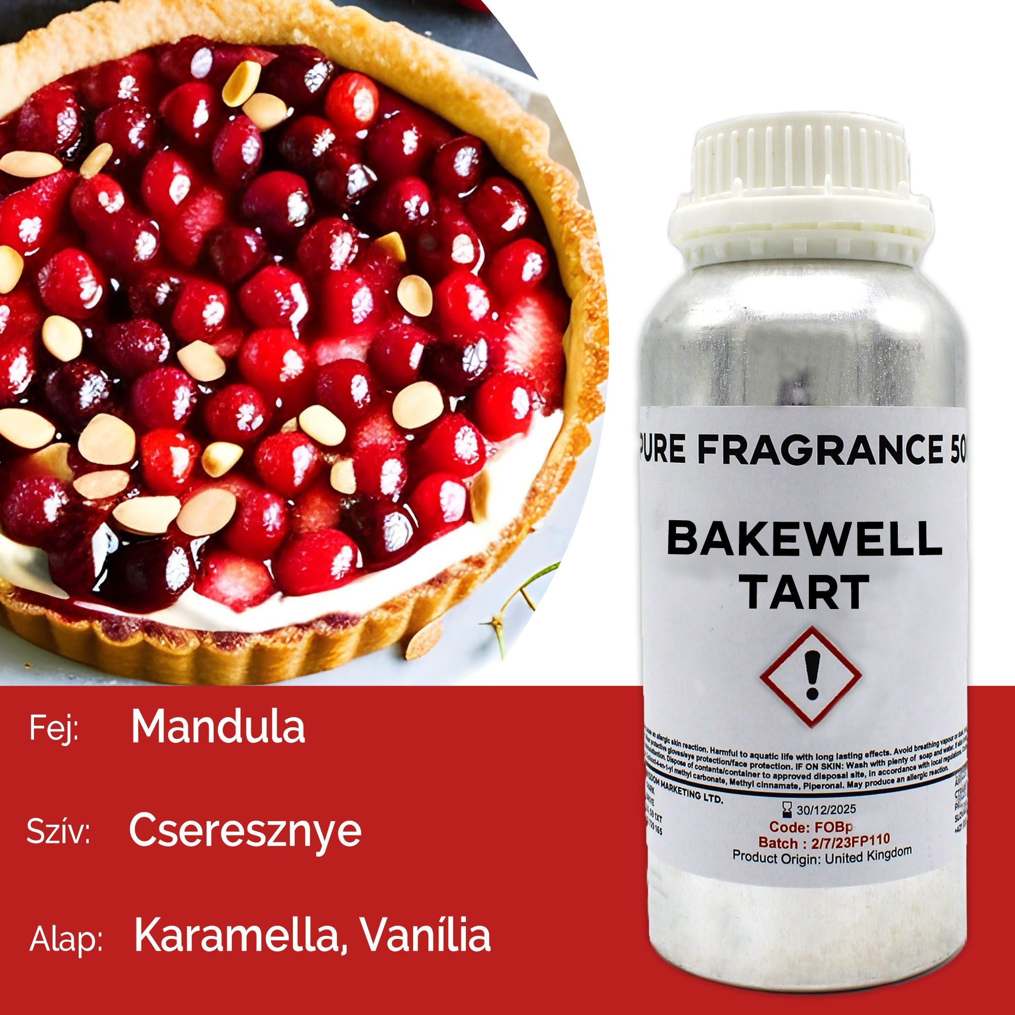 Bakewell Tart Pure Fragrance Oil - 500ml