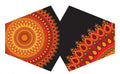 Reusable Fashion Face Covering - Orange Mandala (Adult)