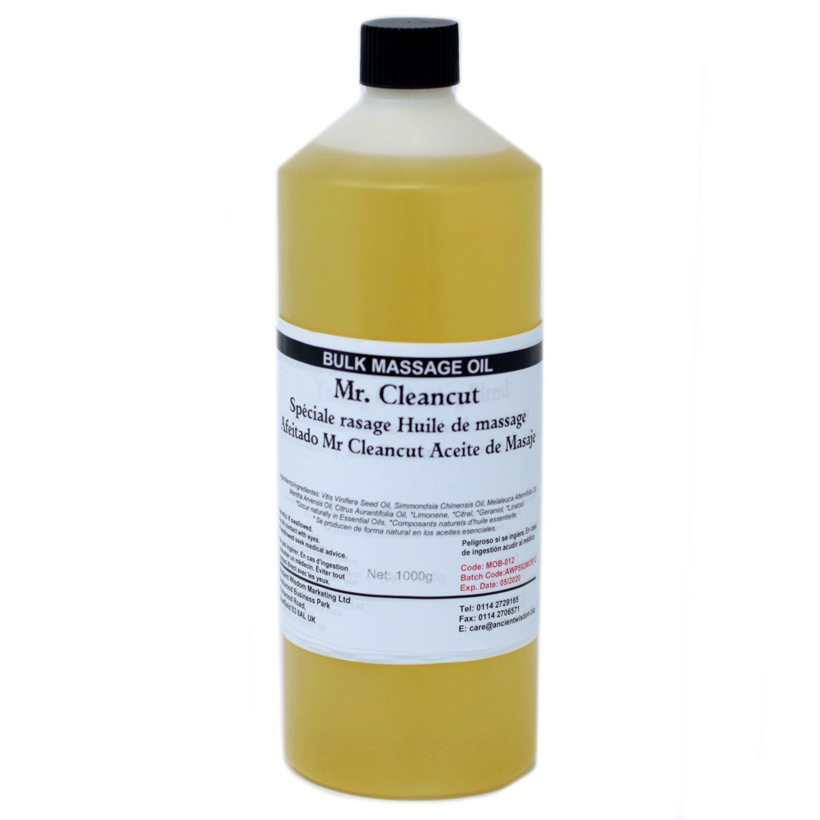 Mr Cleancut Shaving Oil 1Kg Massage Oil
