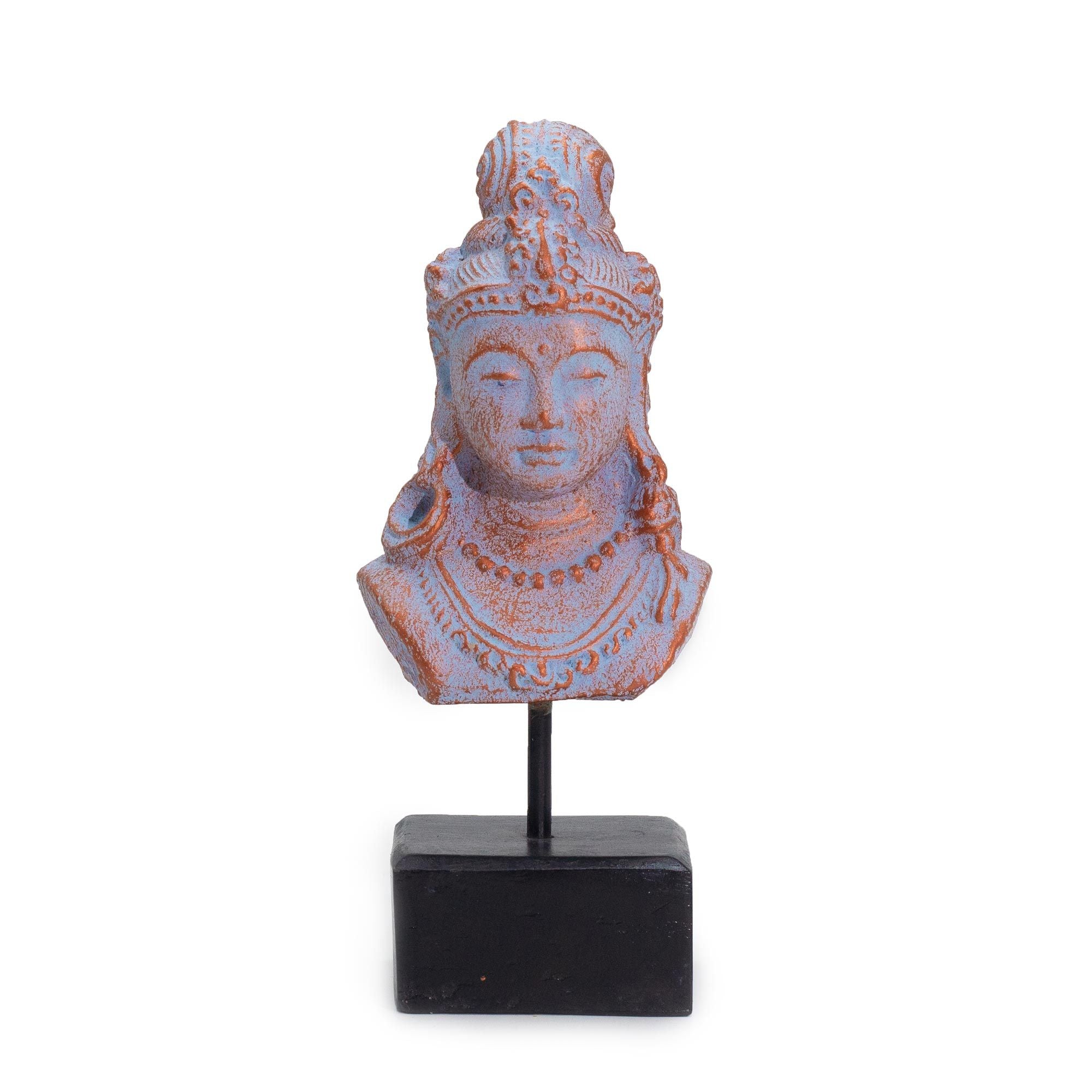 Lucky Java Princess on Stand - Blue Copper