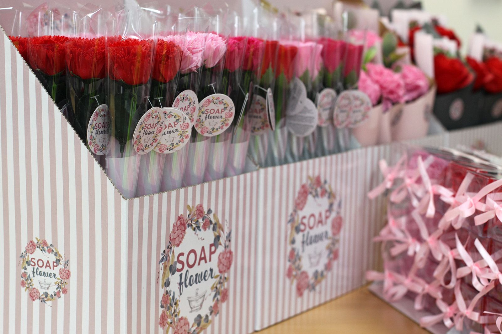 Ready to Retail Soap Flower - Medium Rose