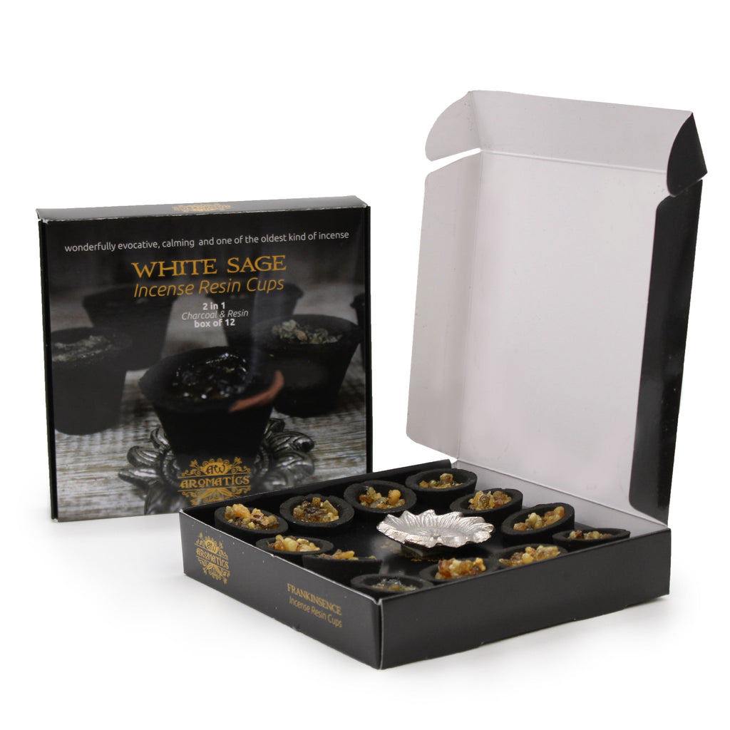 Box of 12 Resin Cups - Frankinsence