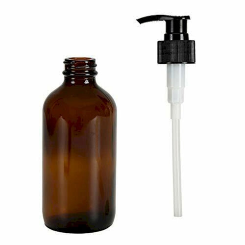 250 ml Braunglasflasche mit Pumpe