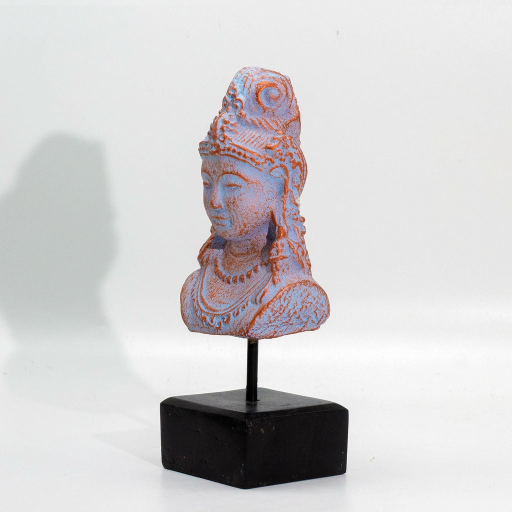 Lucky Java Princess on Stand - Blue Copper