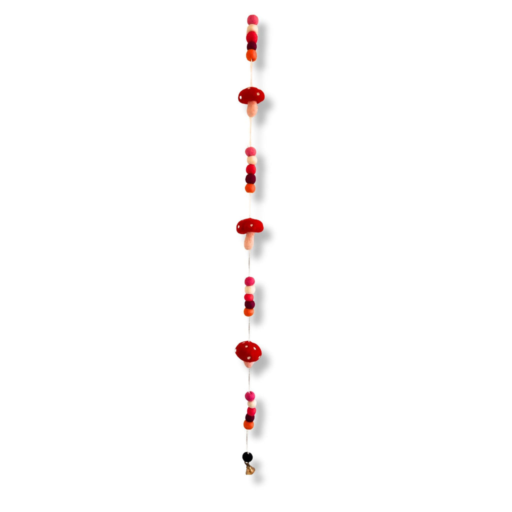 Felt Wall Hanging  - Redtop Mushrooms