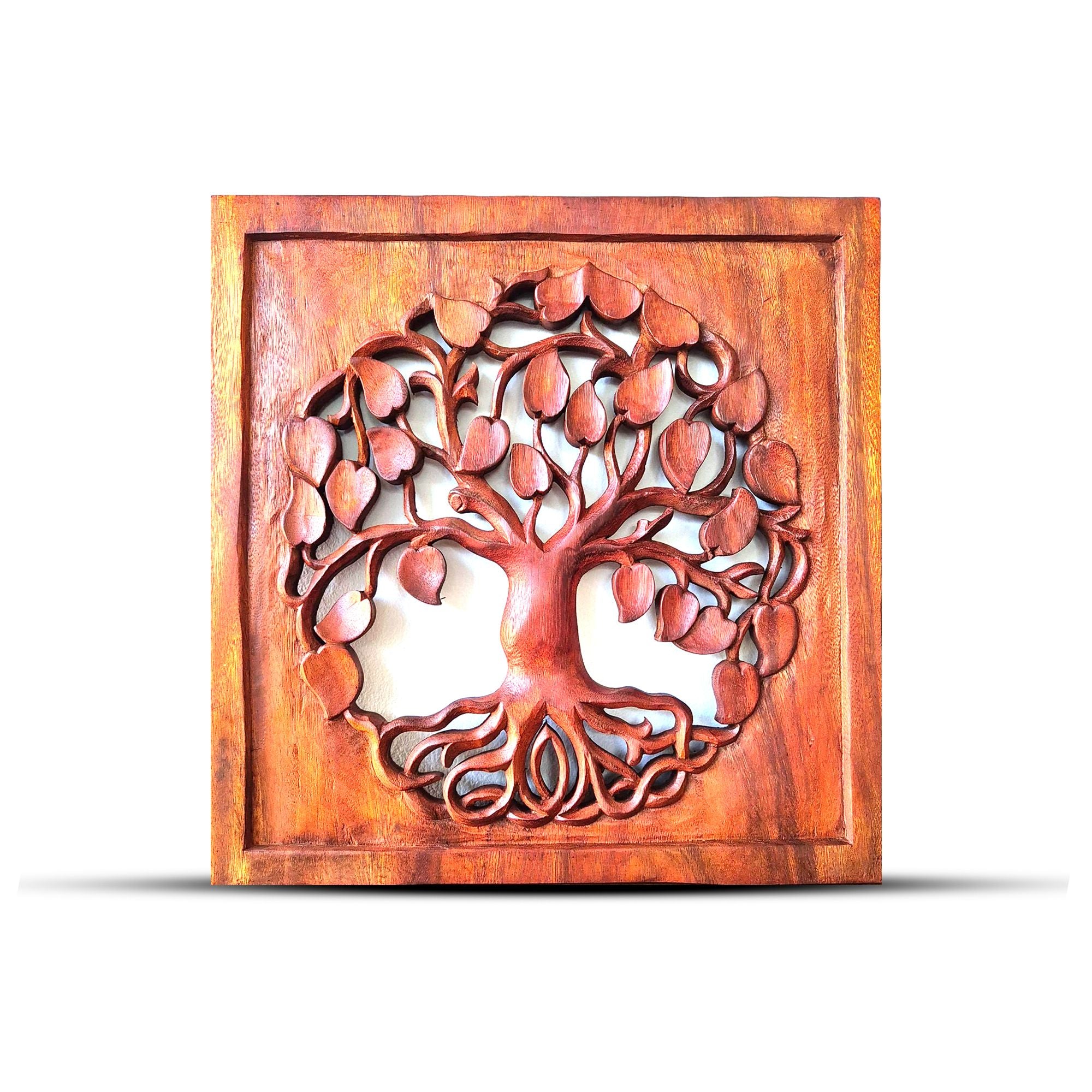 Lebensbaum quadratisch – rund – Paneel 40x40