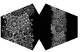 Reusable Fashion Face Covering - Black Elegance  (Adult)