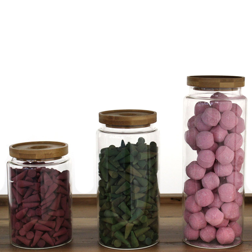 Cottage Bambusglasgefäß – 20cm