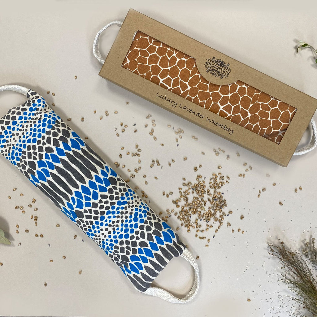 Luxury Lavender Wheat Bag in Gift Box - Lavender Comforts