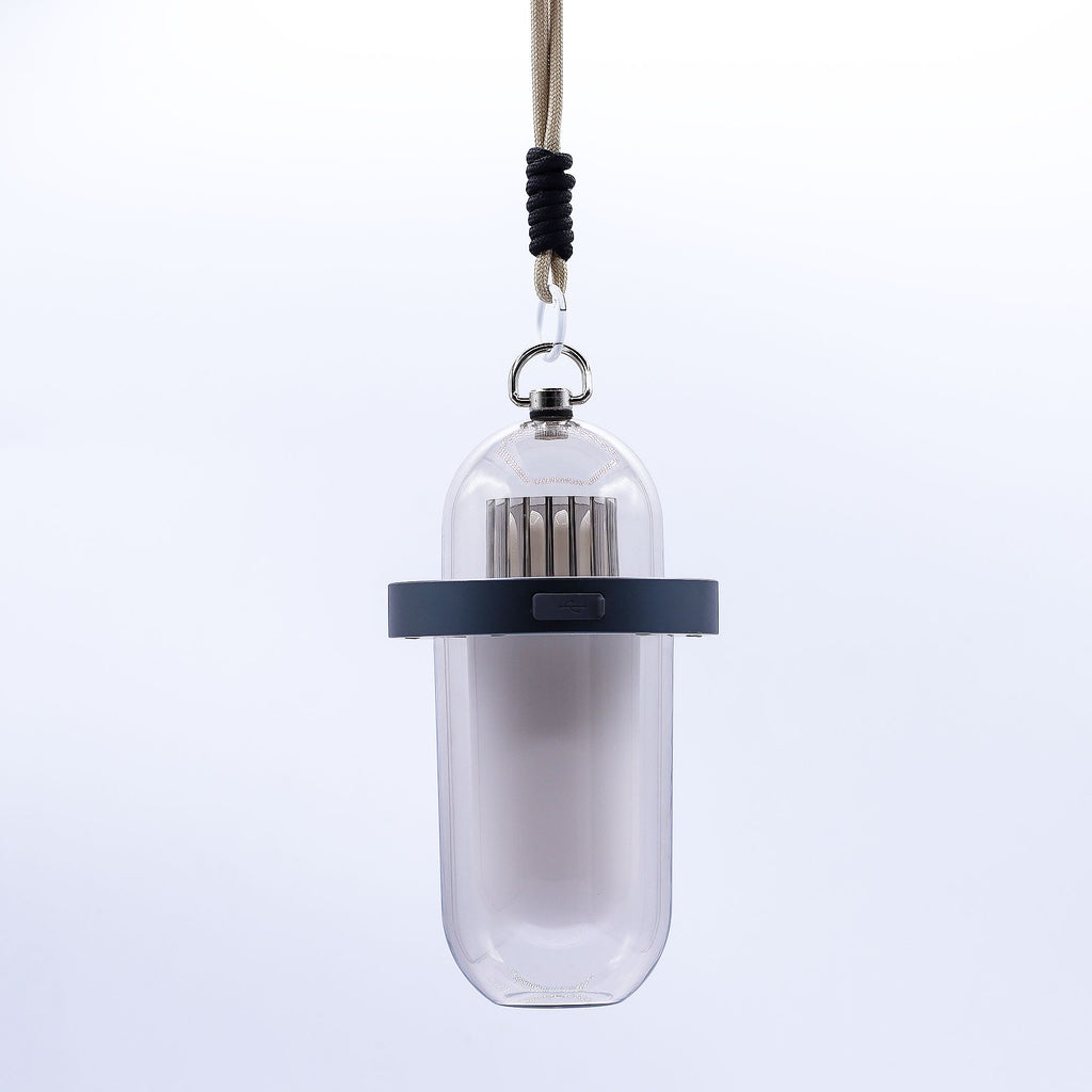 Outdoor Flame Effect Lamp - White USB - C Chargable - Multi Colour