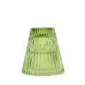 Set of 2  Flip Dinner Candle / Tealight Holder - Garden Jade