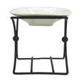 Ceramic & Metal Square Stand