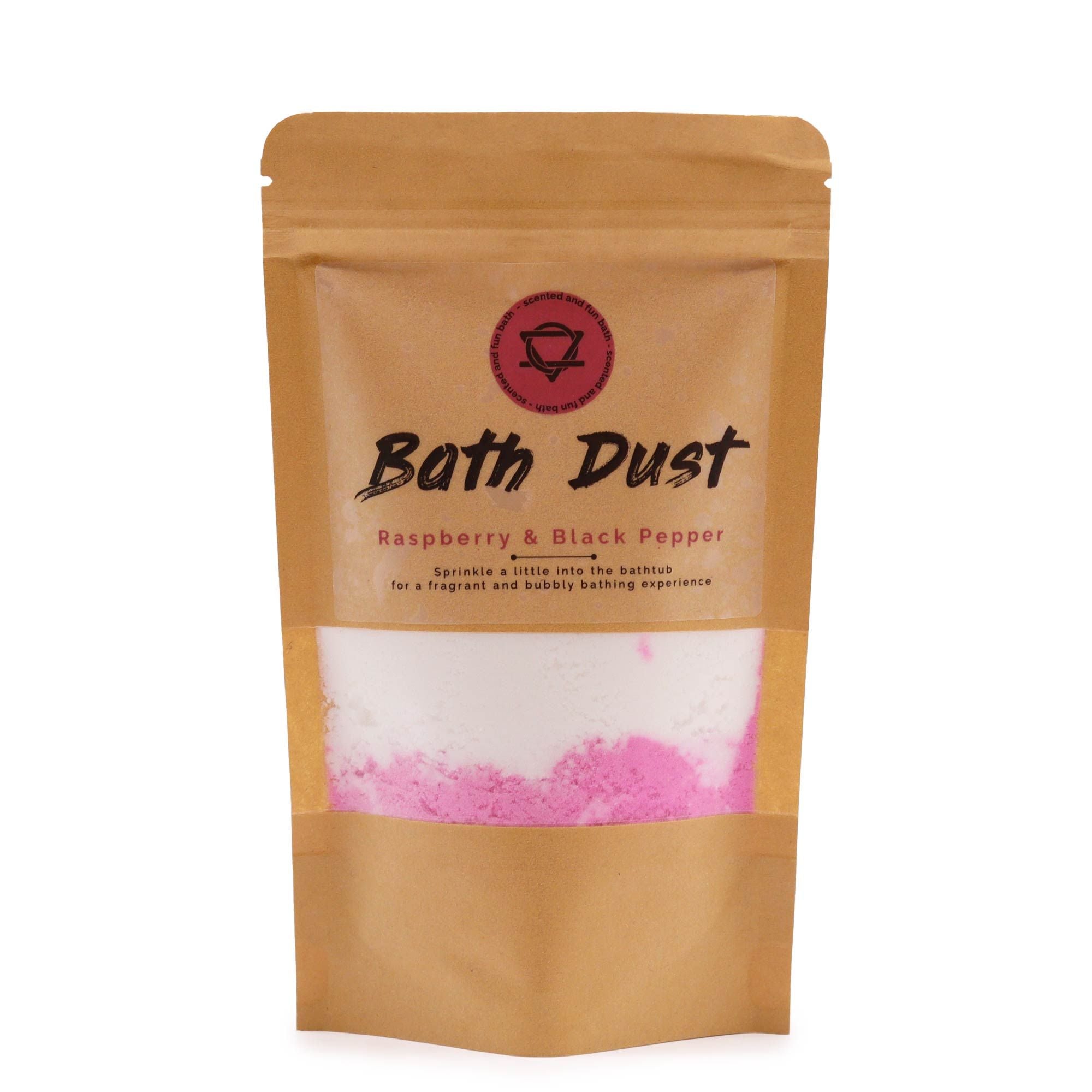 Raspberry & Black Pepper Bath Dust 200g