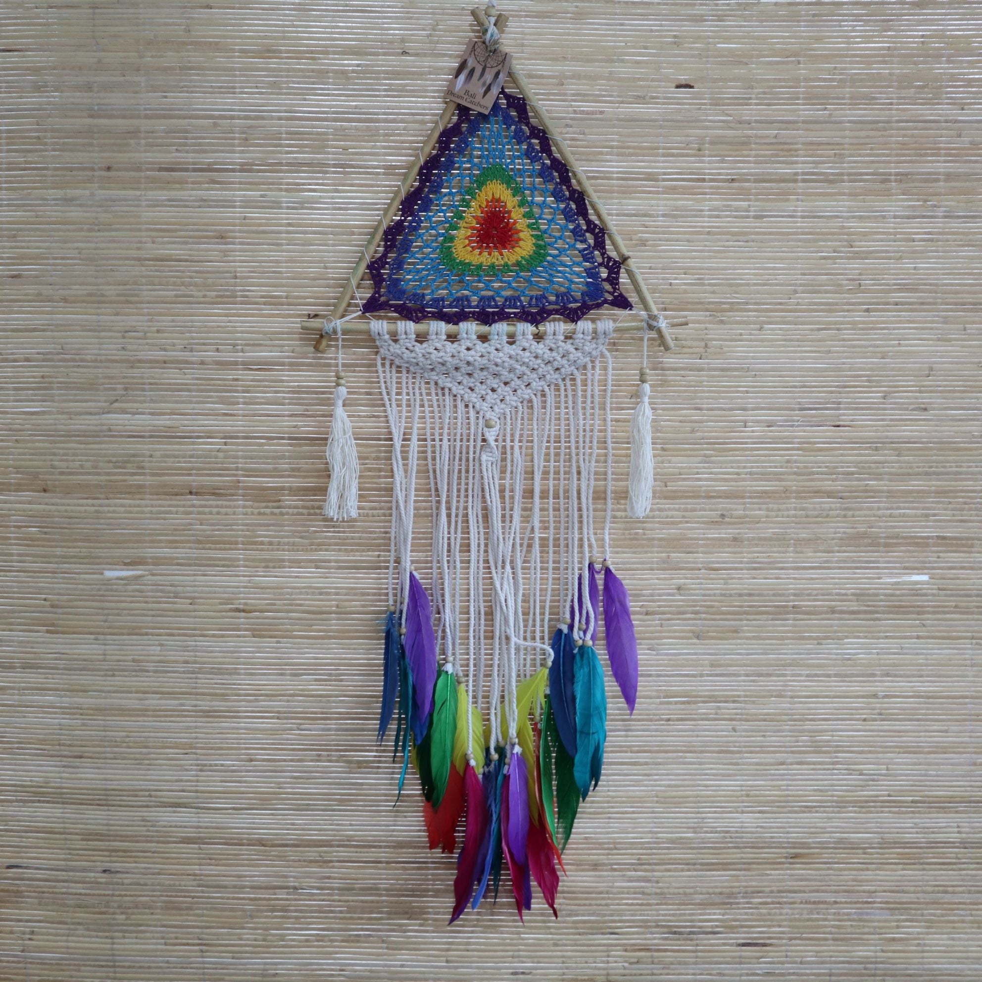 Bali Dreamcatcher - Mit Mehrfach-Pyramide