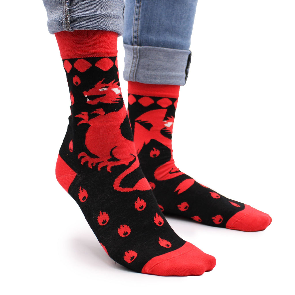 Hop Hare Bambussocken (36-40) – Rote Drachen