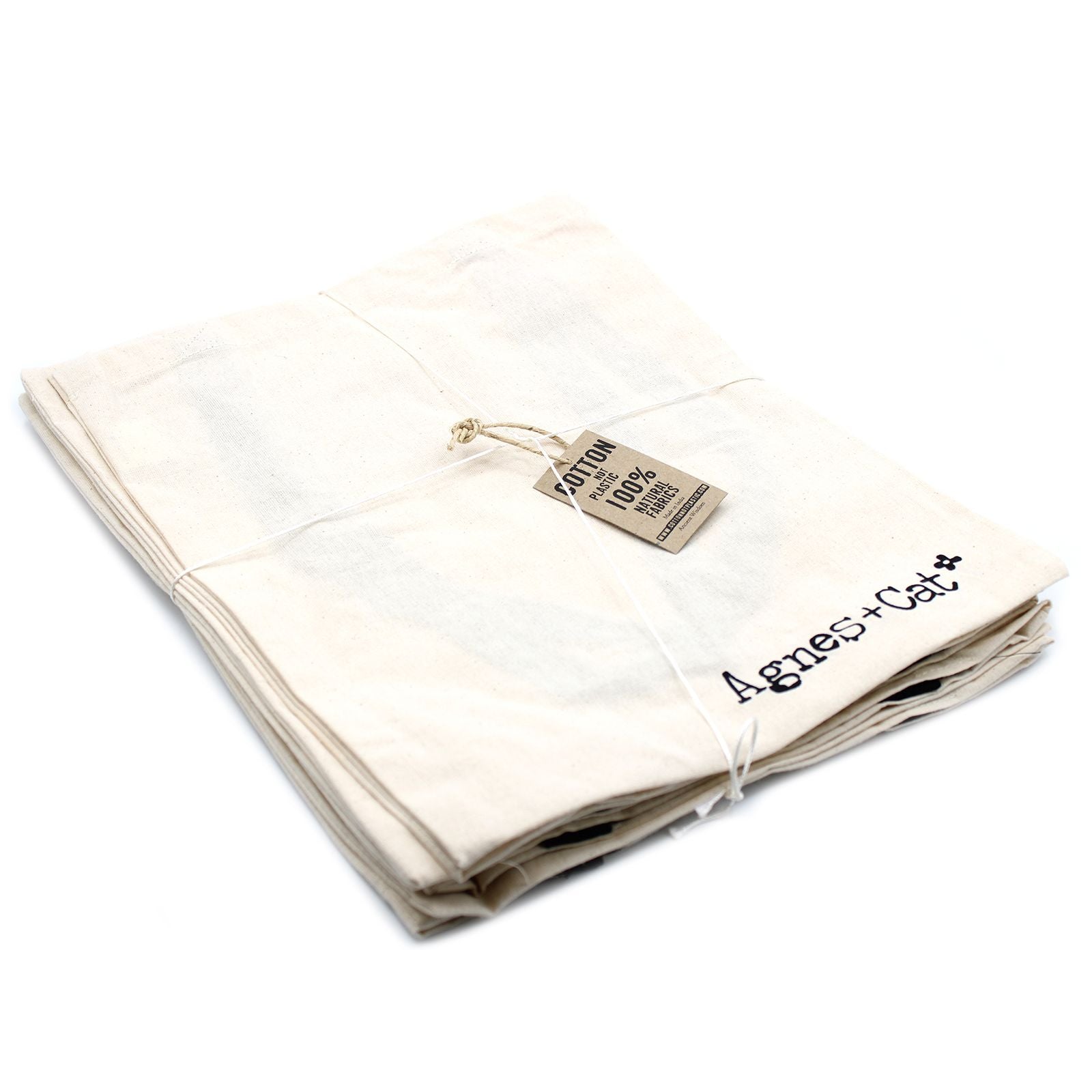 Agnes and Cat Cotton Bag 6oz - 35x30 cm - Agnes+Cat