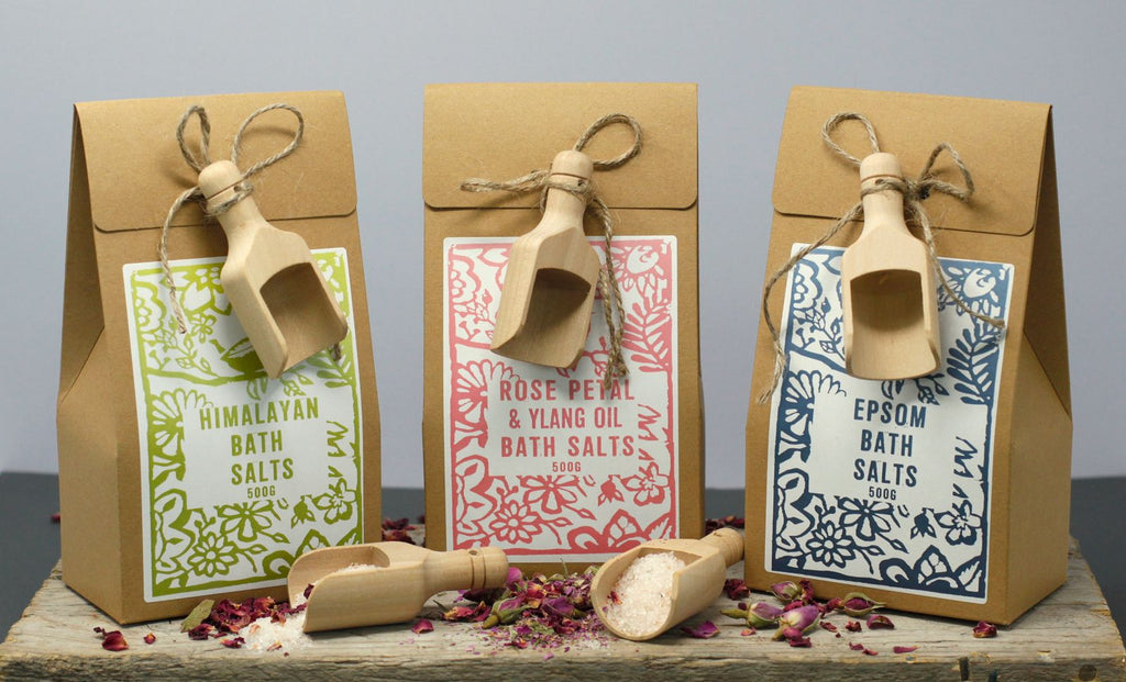 Pack of 500g Bath Salt - Ylang and Rose Himalayan