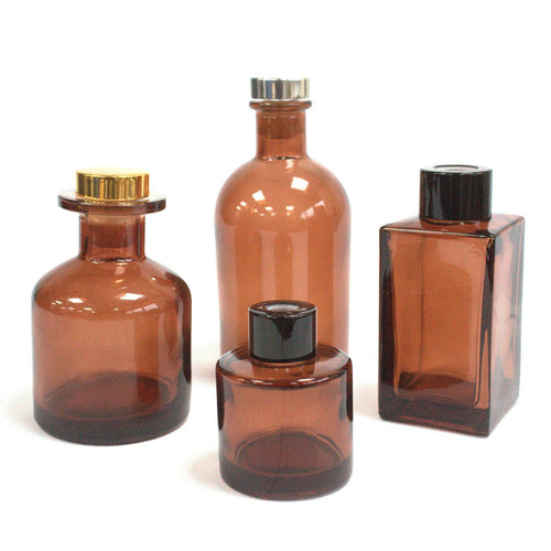 200 ml Runde Antike Reed Diffuser Flasche - Amber