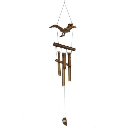 1x Kokosnuss-Ente-Windspiele