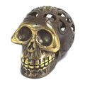 Vintage Messing Totenkopf - Mittel