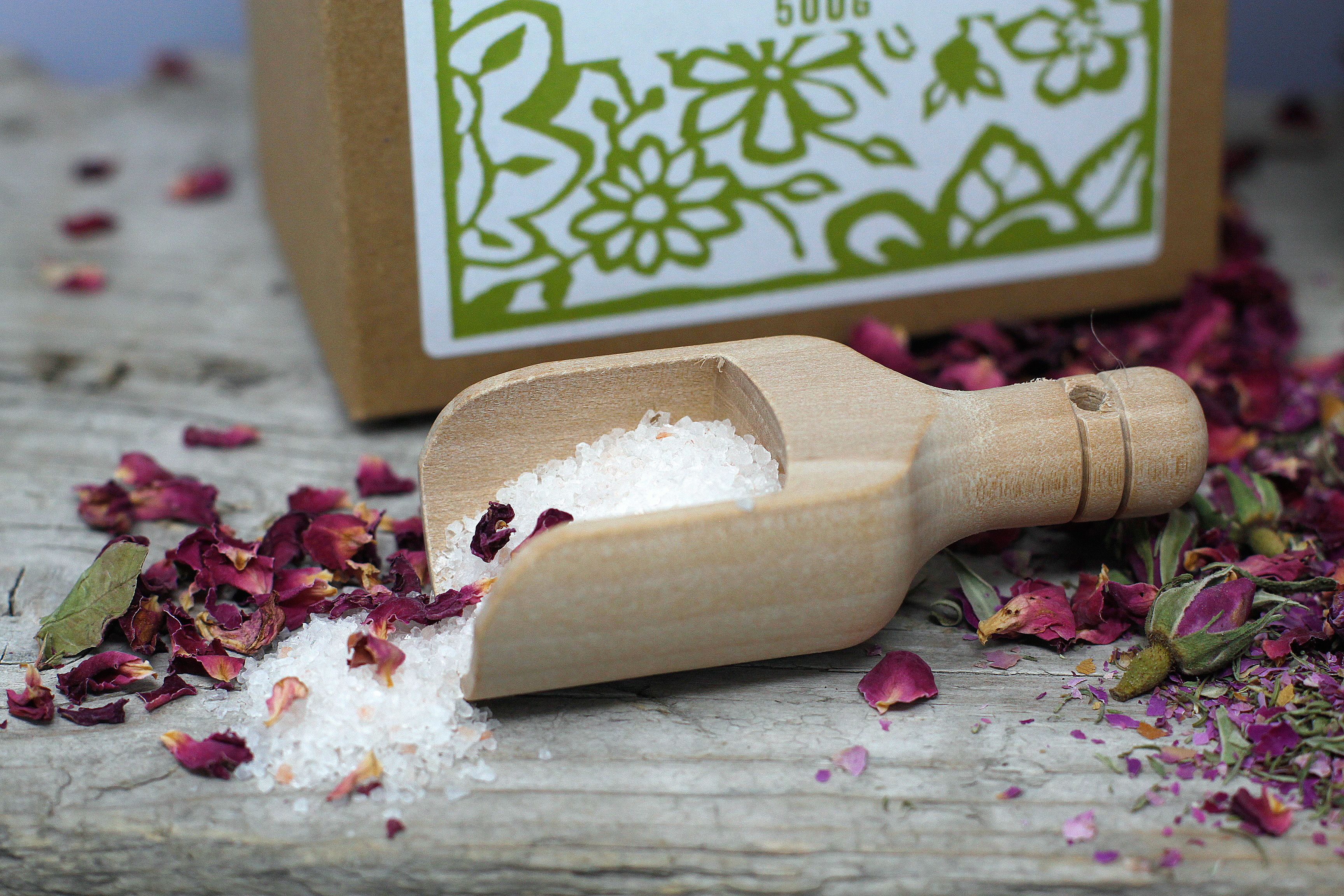 Pack of 500g Bath Salt - Ylang and Rose Himalayan