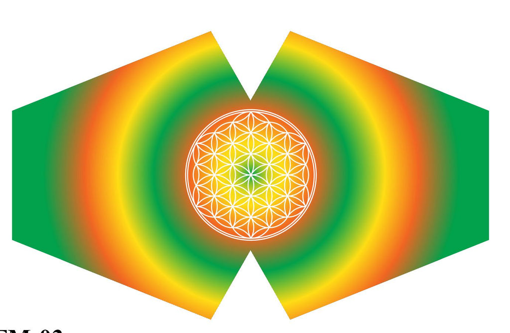 Reusable Fashion Face Covering - Flower of Life (Adult)
