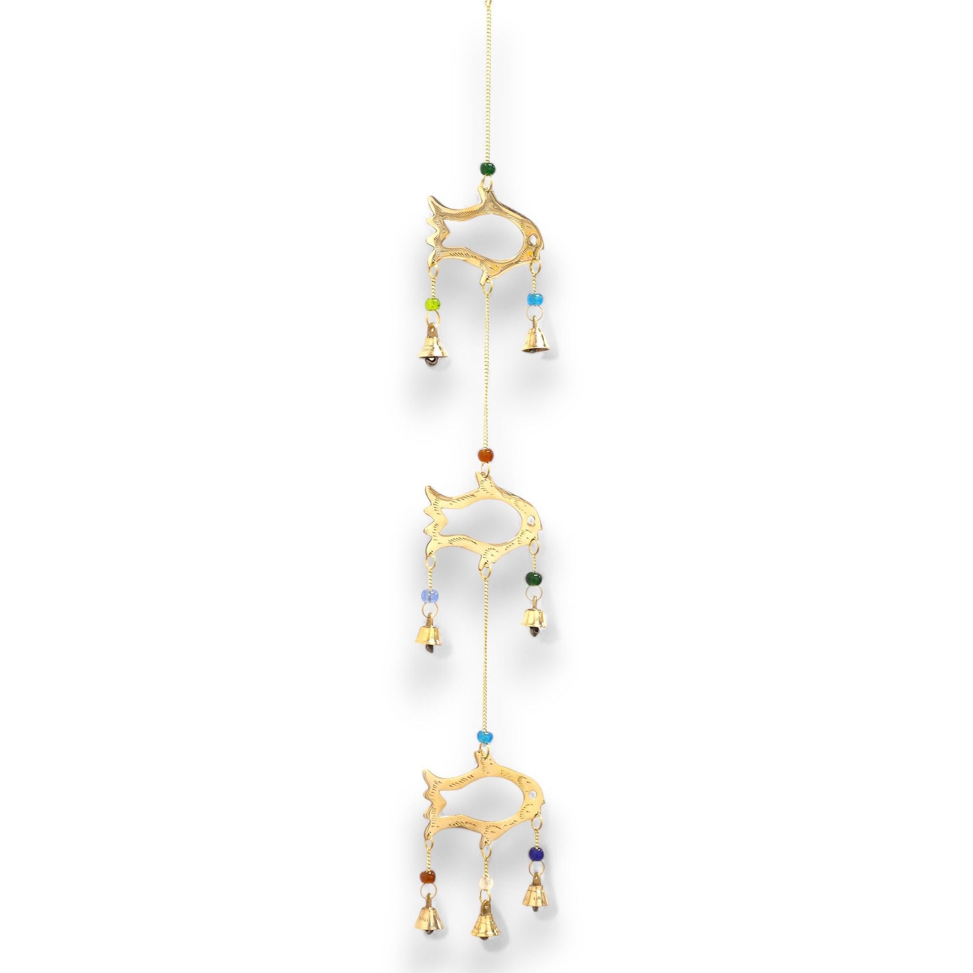 Indian Chimes - Fish Drop - 7 Glocken - 8.5x54cm