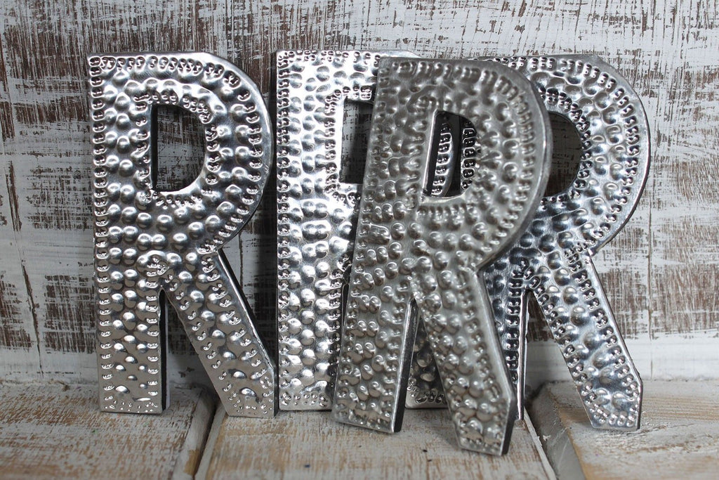Sm Arty Aluminum Letters - R