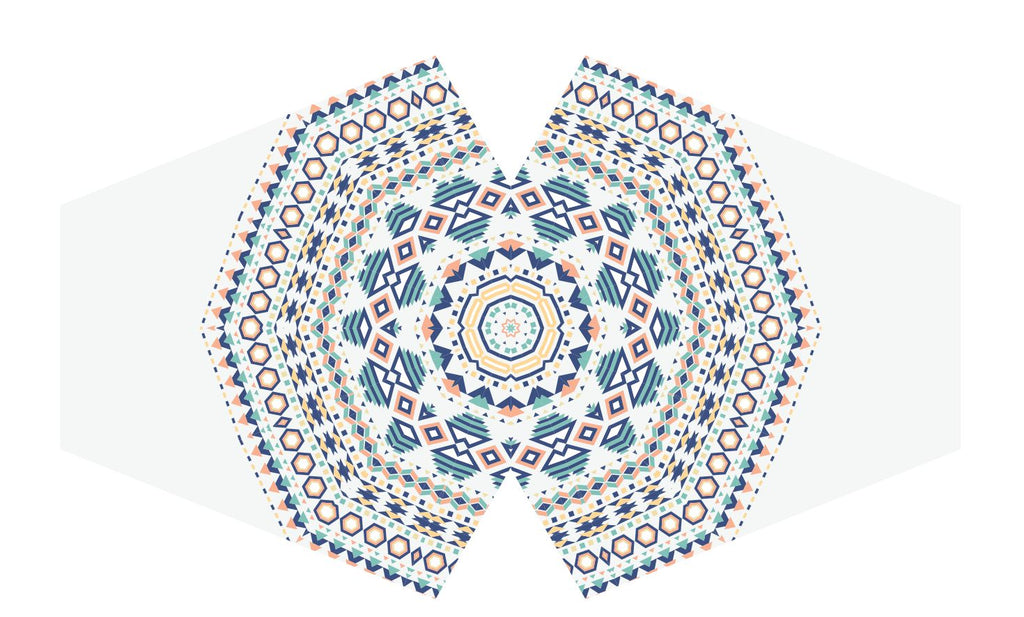 Reusable Fashion Face Covering - Aztec Tribal (Adult)