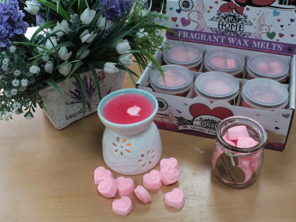 Sojawachs Melts Glas - Klassische Rose