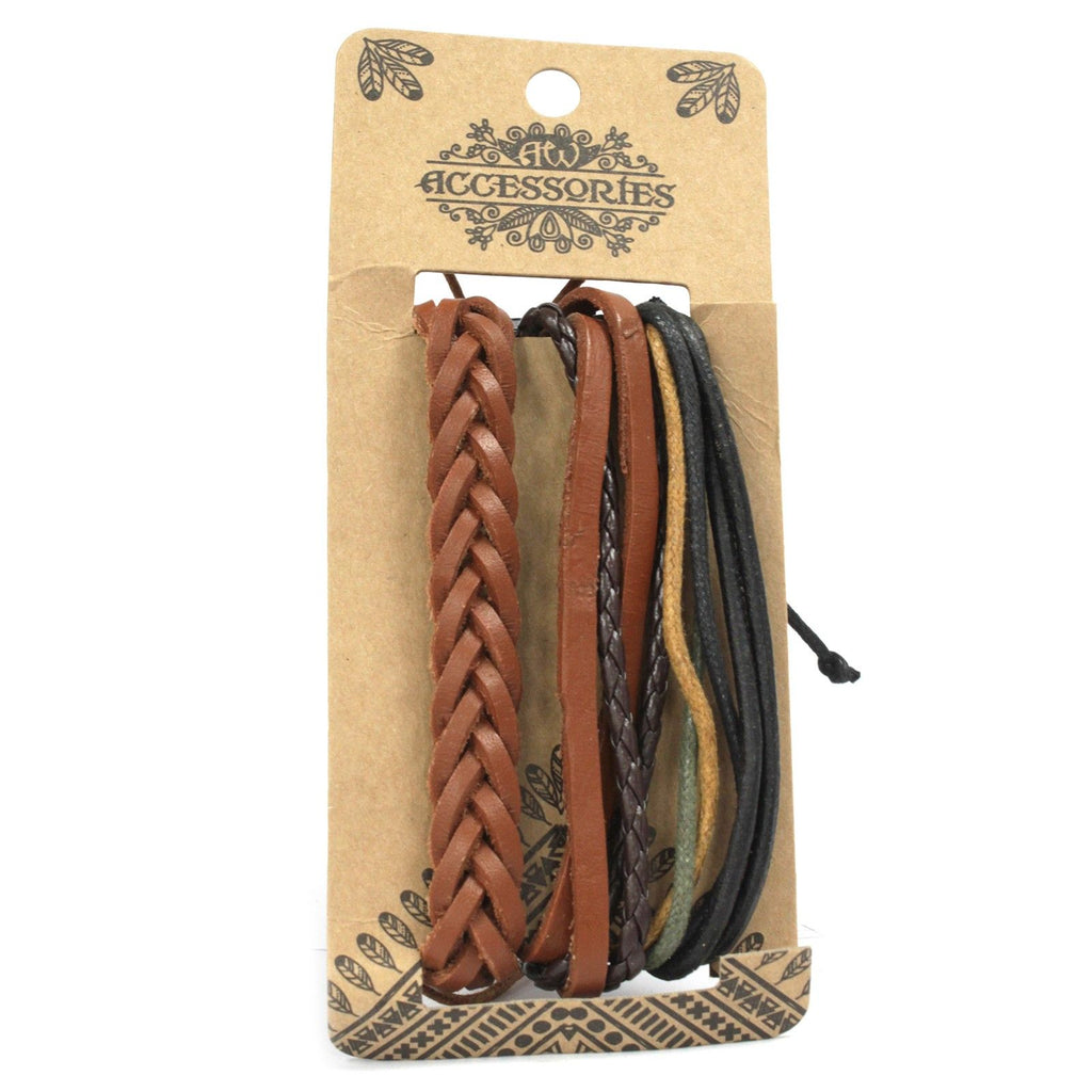 Herrenarmband-Sets – gegerbt & interessant (sort.)